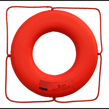 JIM-BUOY Jim-Buoy GO-X-30 U.S.C.G. Approved GX-Series Life Ring - 30", Orange GO-X-30